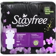 thumbnail image 1 of STAYFREE Maxi Pads Overnight With Wings 28 Each (Pack of 3), 1 of 4