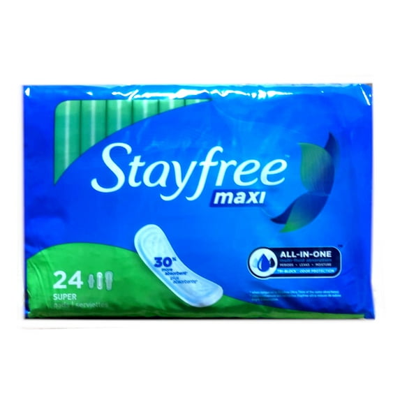 Styrene Maxi Pads - Unscented Super - 24 Ct_x000D_
