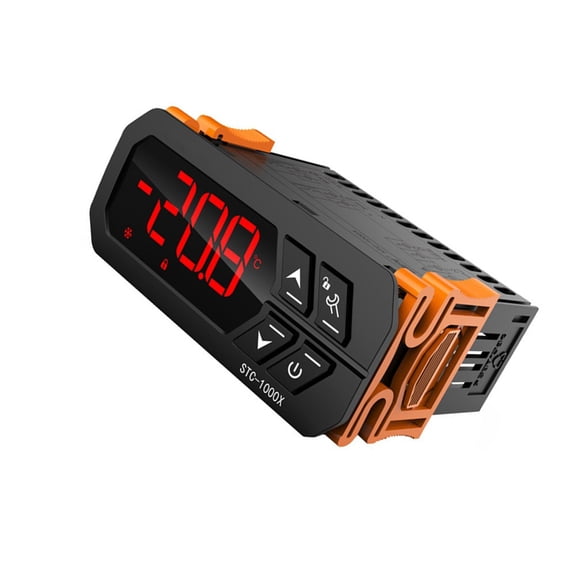 STC-1000HX Digital Thermostat Temperature Controller With IP65 Waterproof Rating, LCD Display For Aquariums, Seafood Hatching, Heating And Cooling Auto Switch