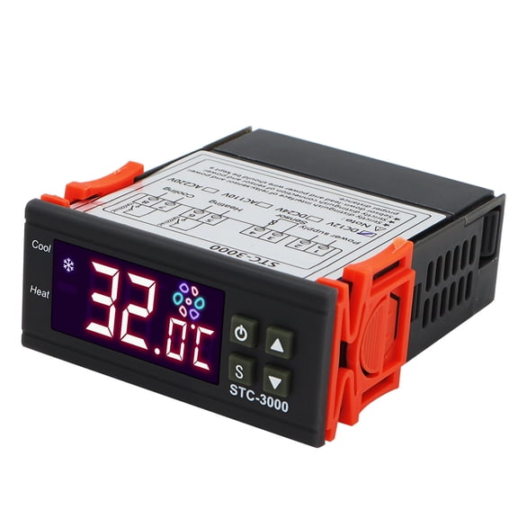 STC-3000 Digital Temperature Controller Thermostat ,Thermoregulator With Sensor Relay Heating Cooling Incubator 12V 24V