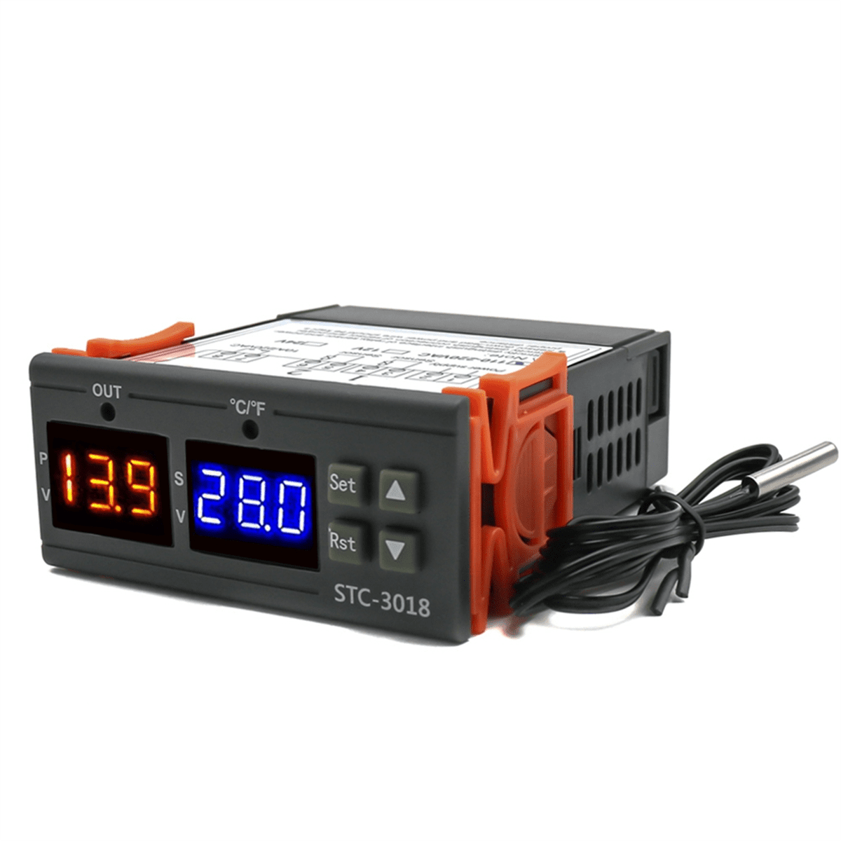 STC-3018 Dual Digital Temperature Controller Two Relay Output ...
