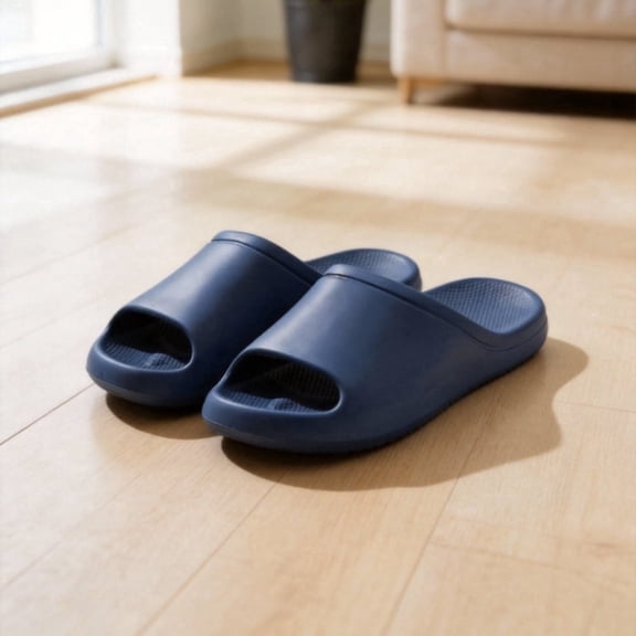 STCYLZFU Comfortable Couple Slippers for Men Women Non Slip Bathroom House Slippers Lightweight Classic Simple One Piece Design Indoor Outdoor Wear