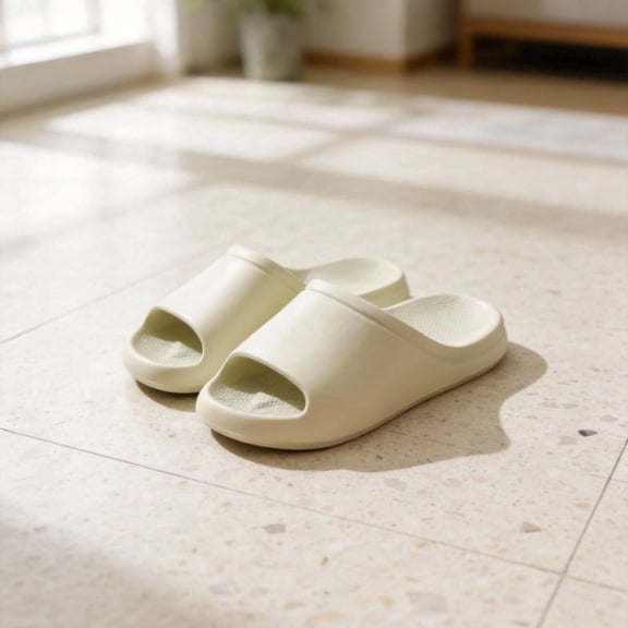 STCYLZFU Comfortable Couple Slippers for Men Women Non Slip Bathroom House Slippers Lightweight Classic Simple One Piece Design Indoor Outdoor Wear