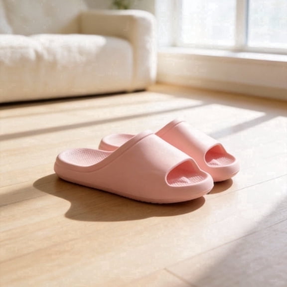 STCYLZFU Men Women Slippers, Non Slip EVA Indoor Outdoor Bathroom House Slide Sandals, Lightweight One Piece Casual Shoes