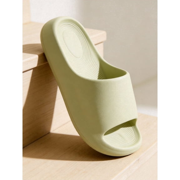 STCYLZFU Solid Color Minimalist EVA Couple Slippers, Soft Comfort Non Slip Casual Indoor Home Slides for Men & Women