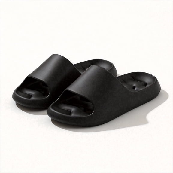 STCYLZFU Couple EVA Slippers Non Slip Soft Lightweight Minimalist Indoor Bathroom Slides for Men Women