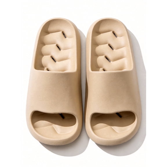 STCYLZFU Couple EVA Slippers Non Slip Soft Lightweight Minimalist Indoor Bathroom Slides for Men Women