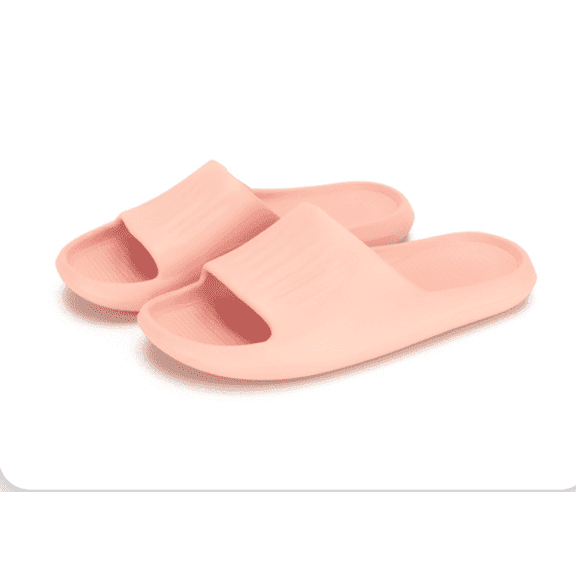 STCYLZFU EVA Slippers Solid Color , Lightweight Comfortable Soft Thick Sole Slides, Non-Slip Shower Bathroom Home Slippers for Women Men