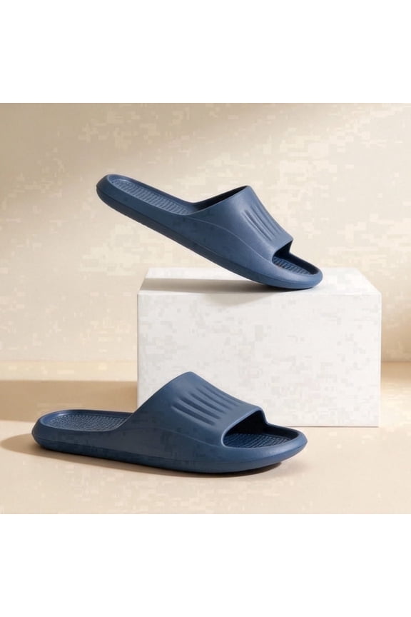 EVA Soft Thick Sole Lightweight Non-slip Unisex Indoor Bathroom Home Slippers