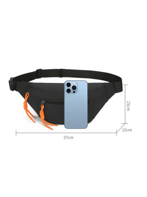 Large Capacity Waist Pack for Men Women Outdoor Sports Running Fitness Crossbody Chest Bag with Phone Pocket