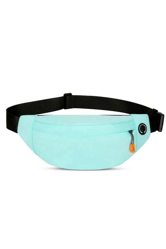 Spacious Unisex Waist Pack – Lightweight Fanny Bag with Roomy Storage, Wear as Crossbody or Chest Bag for Running, Hiking, Festival – Simple & Stylish Outdoor Belt Pack