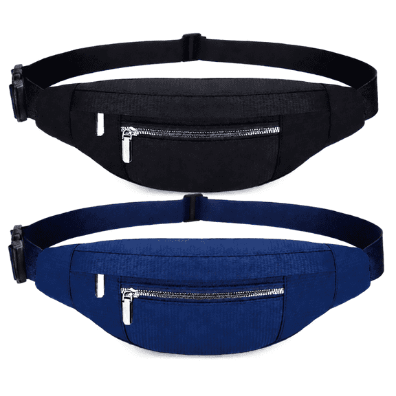 STCYLZFU Unisex Lightweight Fanny Pack – Adjustable Sports Waist Bag for Men and Women, Water-Resistant Belt Pack for Running, Gym, Travel & Outdoor – Wear as Waist, Chest or Crossbody