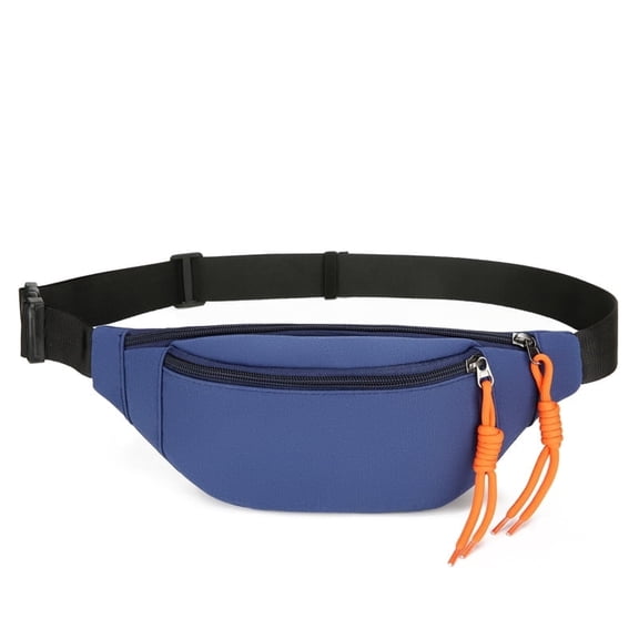 STCYLZFU Unisex Lightweight Sports Waist Pack – Adjustable Fanny Pack for Men and Women, Water-Resistant Running Belt Bag for Gym, Cycling, Hiking, Travel – Wear as Waist, Chest or Crossbody