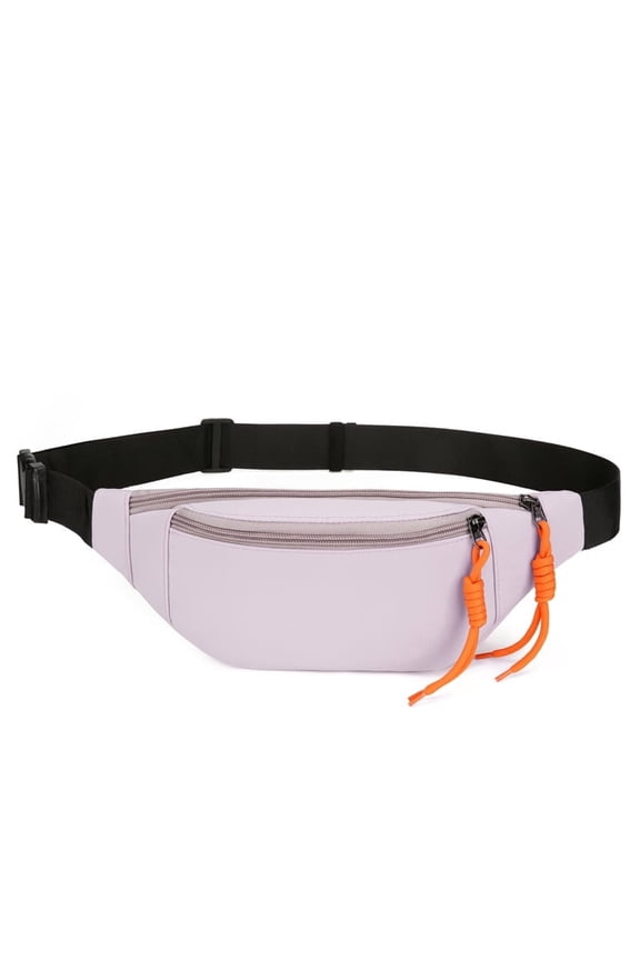 Unisex Lightweight Sports Waist Pack – Adjustable Fanny Pack for Men and Women, Water-Resistant Running Belt Bag for Gym, Cycling, Hiking, Travel – Wear as Waist, Chest or Crossbody