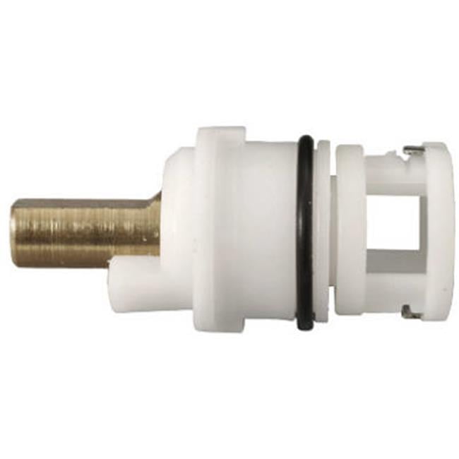 STD1127 4 x 3 in. Delta Workhorse Lavatory, Sink Hot And Cold Stem