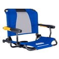 thumbnail image 1 of GCI Outdoor Stadium Rock-Cliner Cobalt Rocking Stadium Seat for Bleachers with Back Support And Armrests, 1 of 13