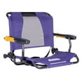 thumbnail image 1 of GCI Outdoor Stadium Rock-Cliner Putple Rocking Stadium Seat for Bleachers with Back Support And Armrests, 1 of 14