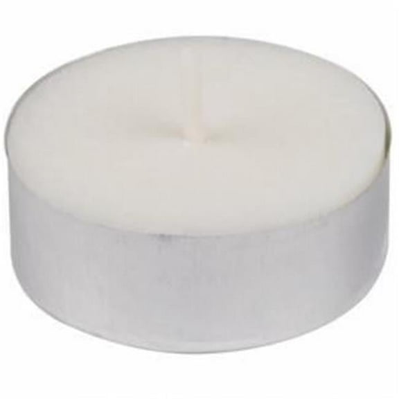 STE 5 Hour Burn Tealight Candle, White - 0.5 in. - 50 Per Pack
