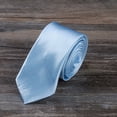 thumbnail image 1 of Steady Clothing Men's Necktie Classic Skinny Necktie Woven Jacquard Silk Plaid Neck Ties Blue, 1 of 3