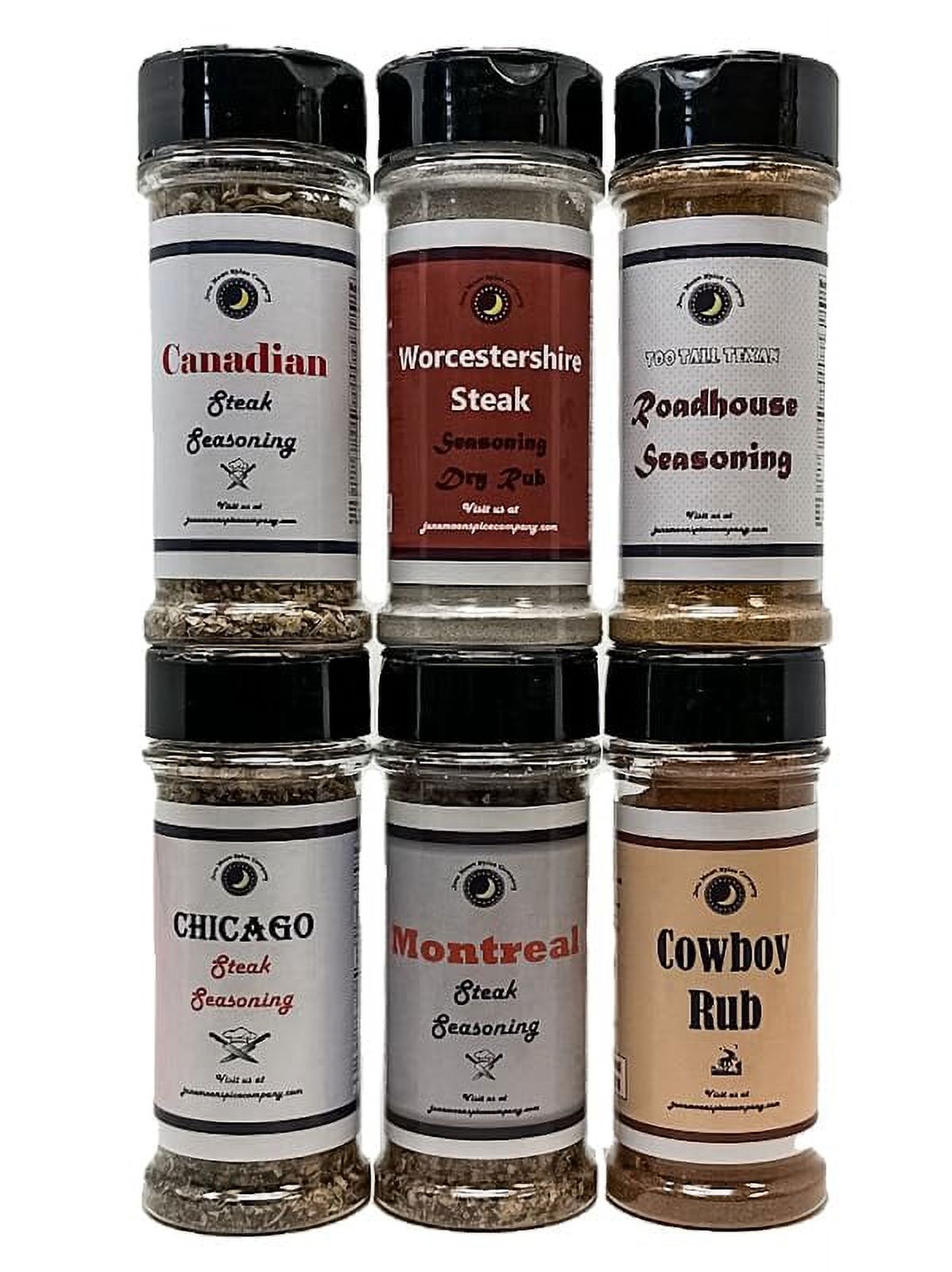 STEAK SEASONING Dry Rub Variety 6 Pack Chicago Steak Seasoning