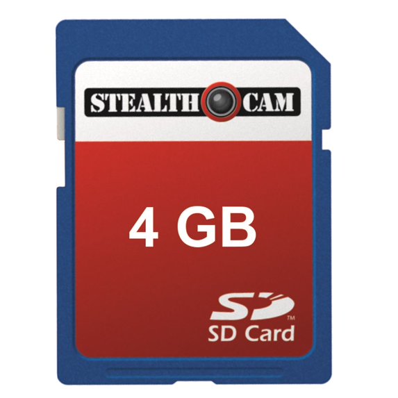 STEALTH CAM 4GB SD CARD SINGLE PK
