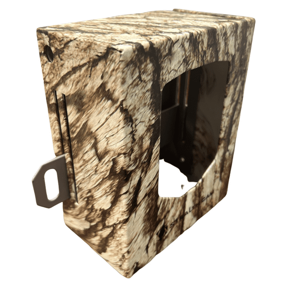 STEALTH CAM Security / Bear Box - Durable Mountable Weather-Resistant Anti-Theft Wildlife Surveillance Game Hunting Trail Camera Protective Heavy-Duty Metal Box, Small, Camo