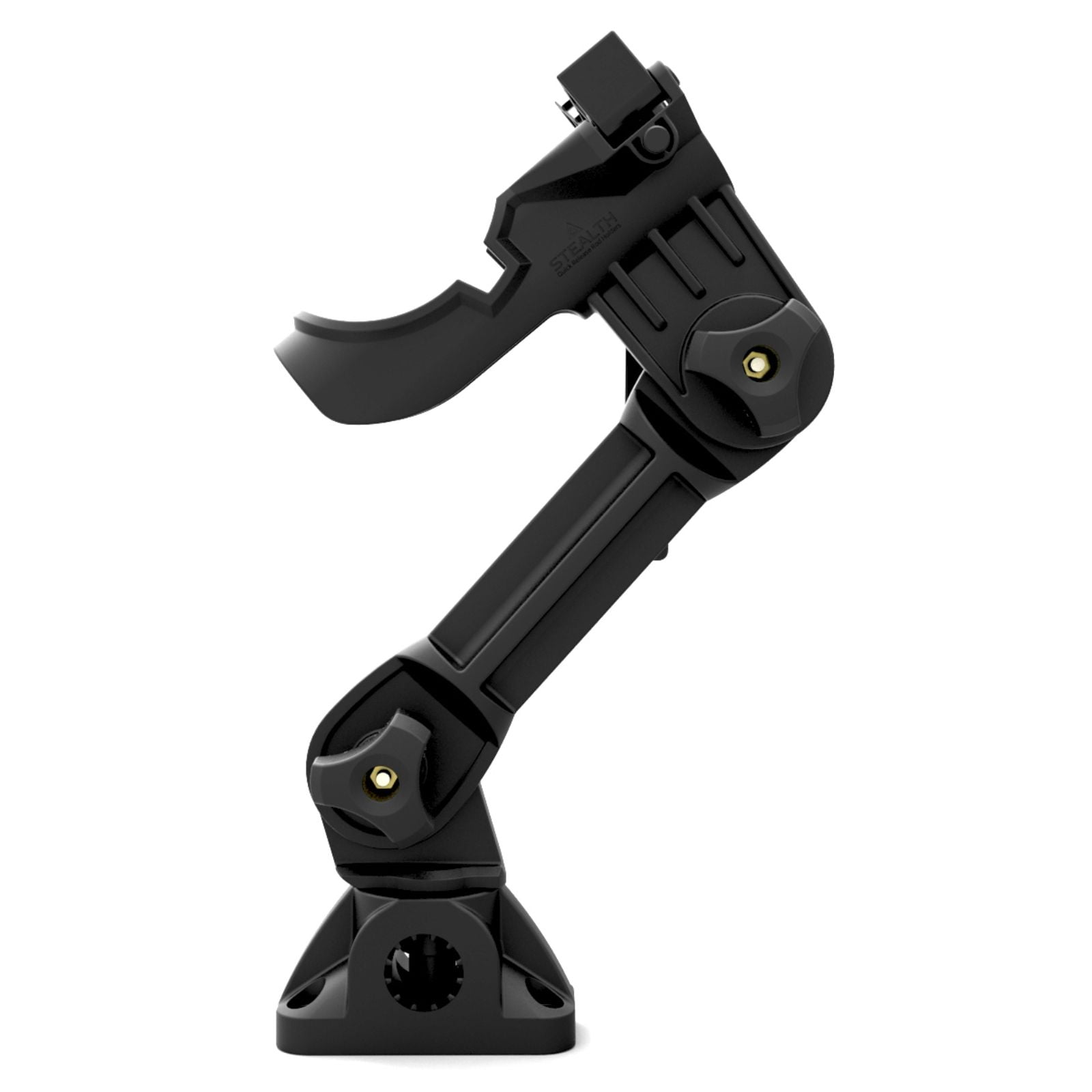 STEALTH QR1 Boat Fishing Rod Holder with Multi-Mount Base and Extension 