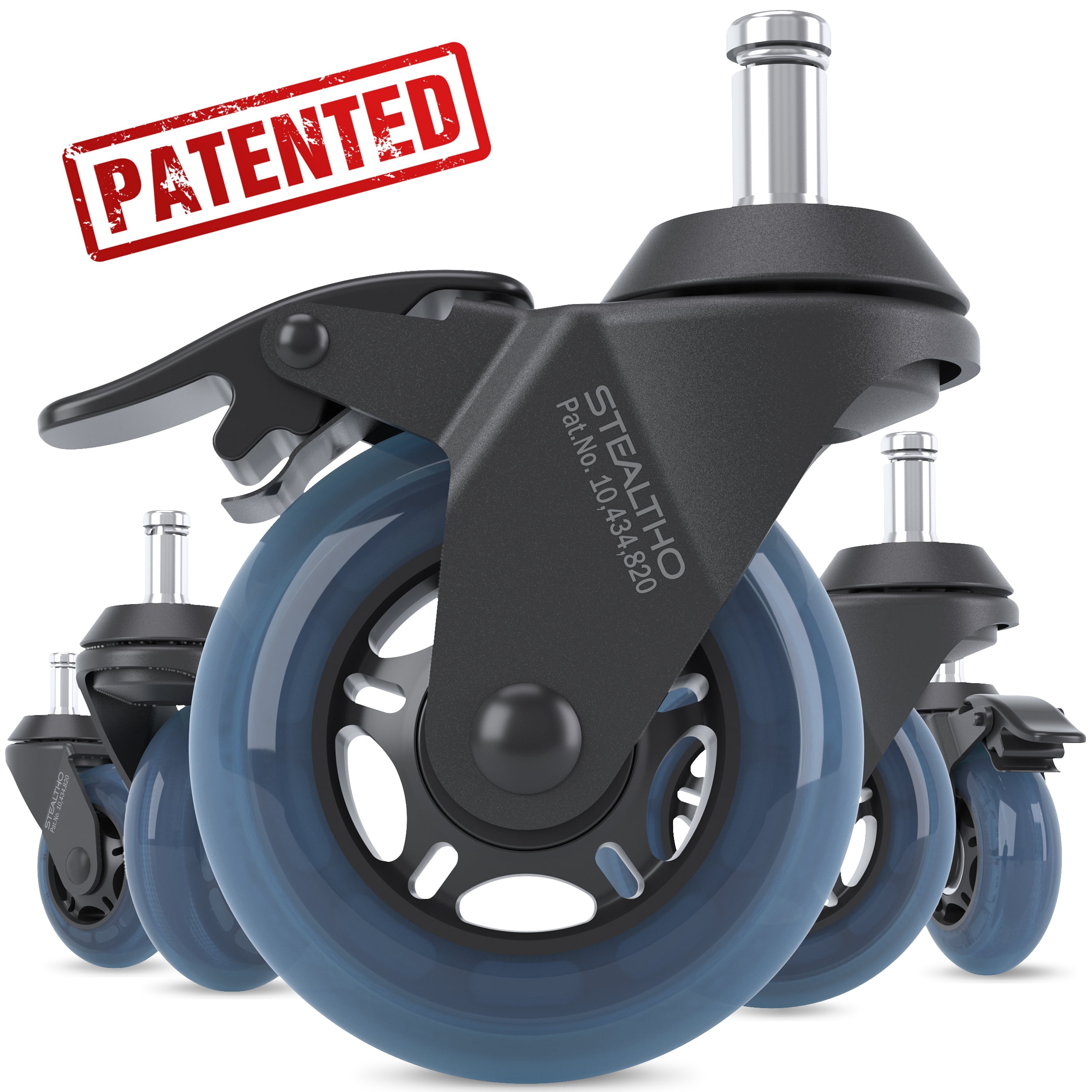 Computer chair wheel lock sale