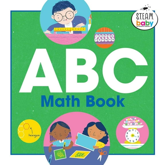 Steam Baby for Infants and Toddlers ABC Math Book, (Hardcover)