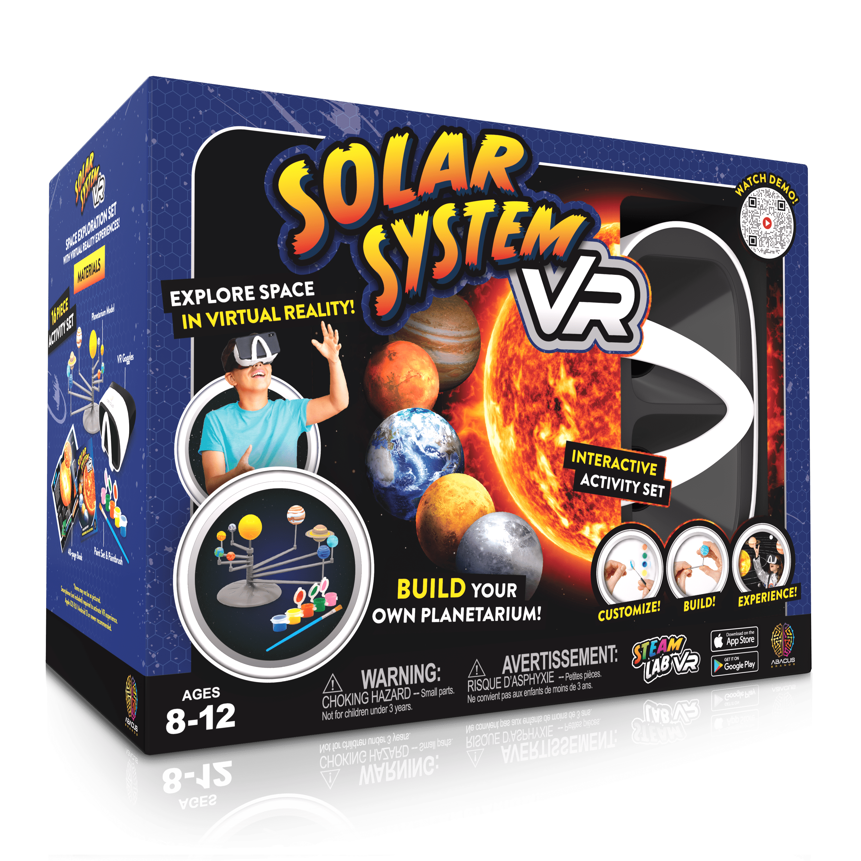 STEAM LAB VIRTUAL REALITY KIDS VR TOYS SOLAR SYSTEM VR A Virtual