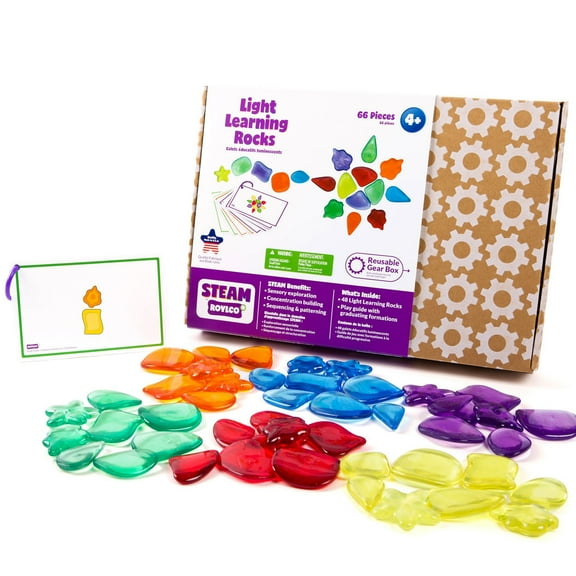 STEAM by Roylco Light Learning Rocks & Play Guide