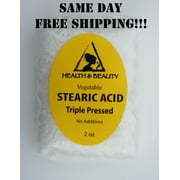 STEARIC ACID VEGETABLE TRIPLE PRESSED PASTILLES BEARDS 100% PURE 2 OZ