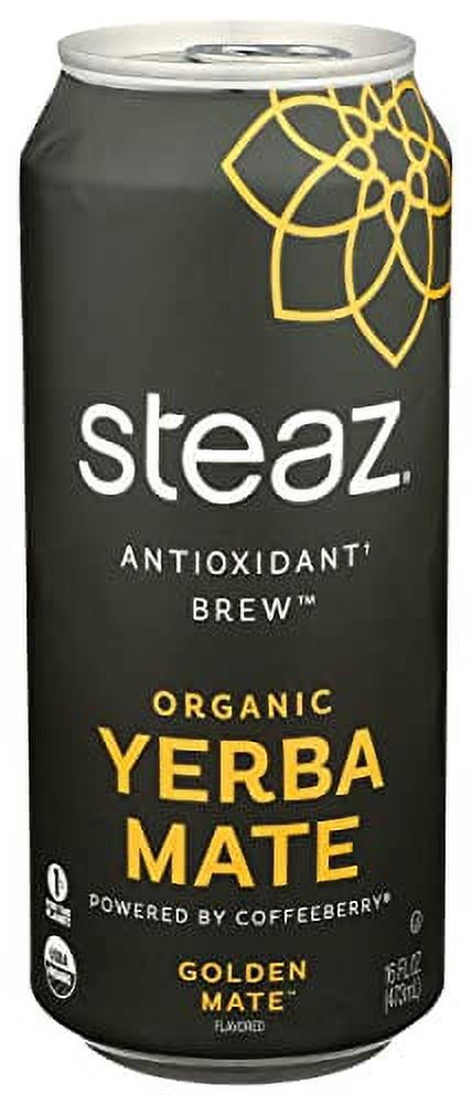 STEAZ Organic Golden Mate Yerba Mate, 16 FZ