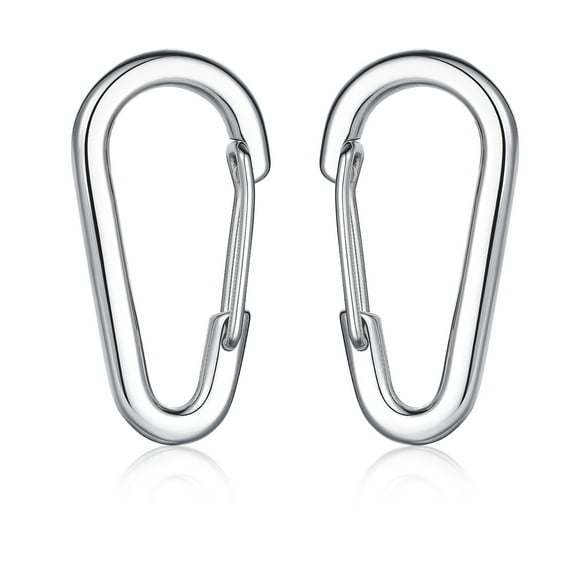 STEEL HAWK Surgical Stainless Steel 2.5" Wire Gate Carabiners