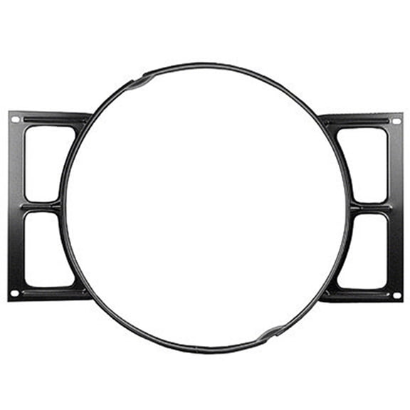 STEEL RADIATOR FAN SHROUD FOR MODELS WITH SMALL BLOCK V8 ENGINE WITHOUT AIR CONDITIONING OR HEAVY DUTY COOLING