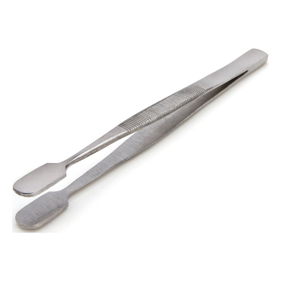 STEELMAN 05607 4.5-Inch Rounded Spade Tip Utility Tweezers