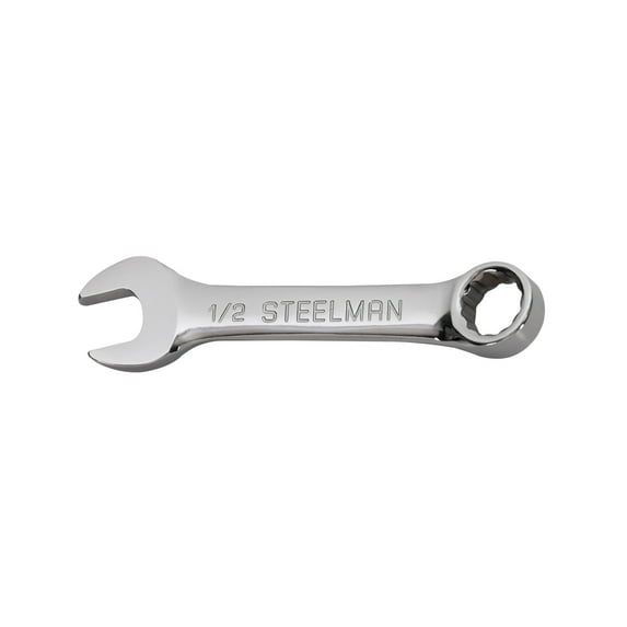 STEELMAN 1/2-Inch Stubby Size 12-Point SAE Combination Wrench, 82580