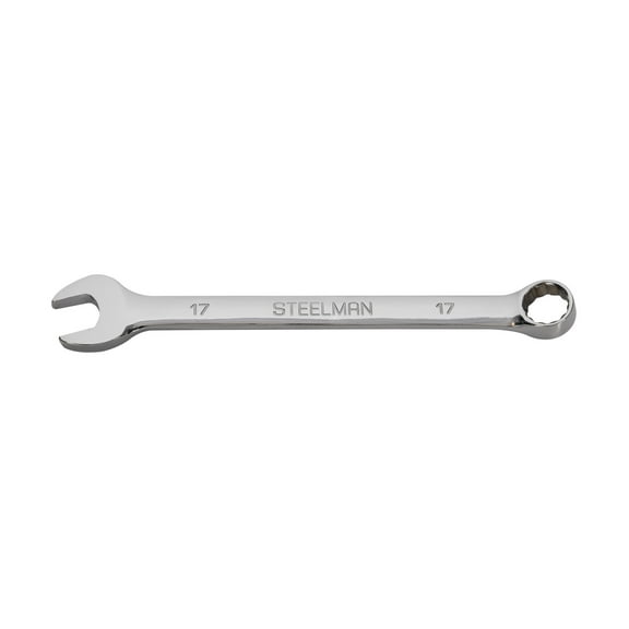 STEELMAN 17mm Metric Combination Wrench with 12-Point Box End, 82570