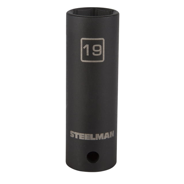 STEELMAN 23.5mm X 1/2-Inch Drive Thin Wall Deep Impact Socket, 6-Point (61056)