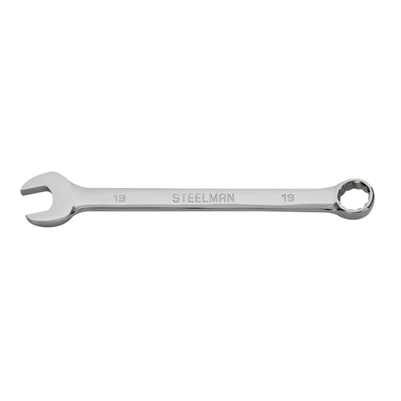 STEELMAN 19mm Metric Combination Wrench with 12-Point Box End, 82572