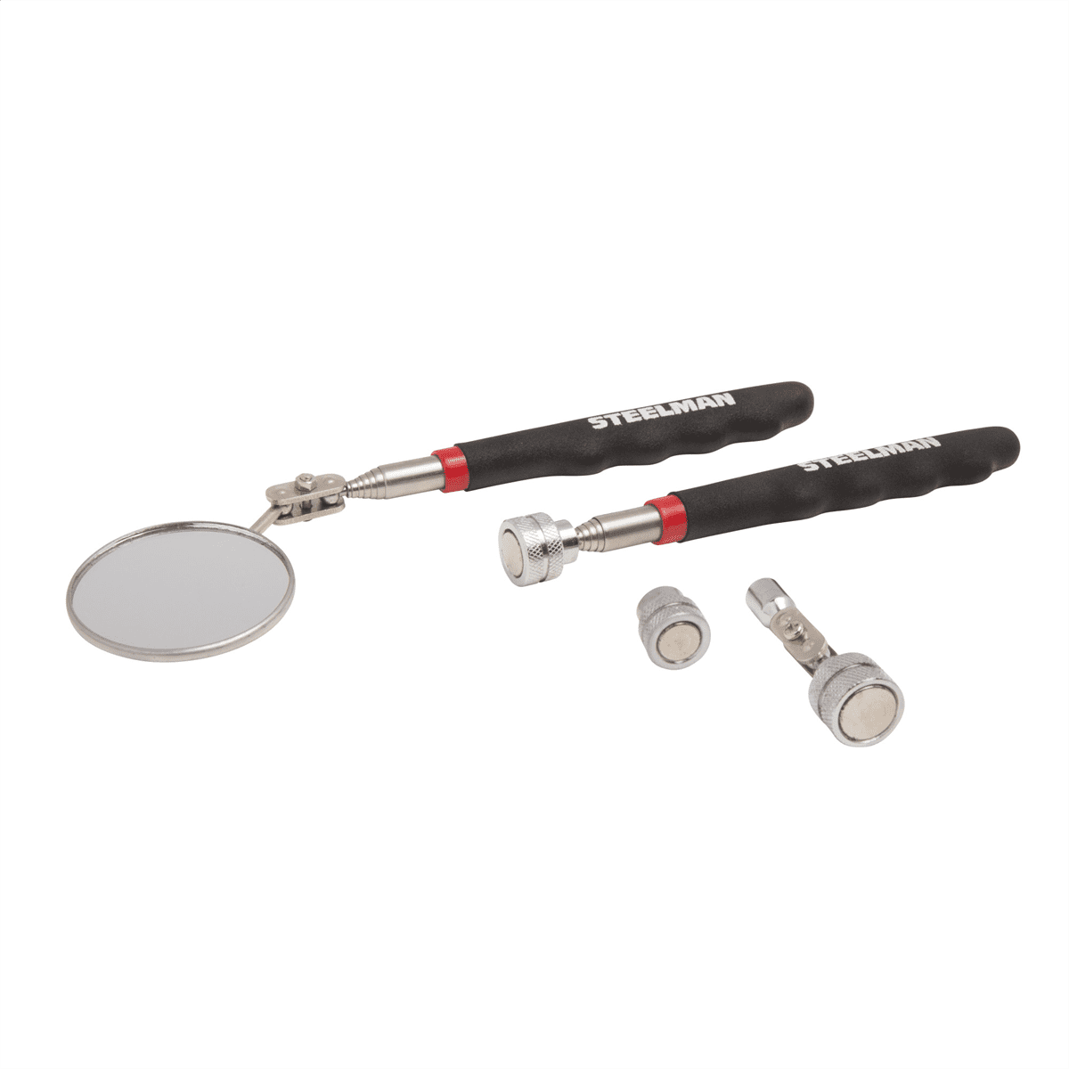 J S Products (steelman) 4-Piece Magnetic Pick Up and Inspection Tool Kit