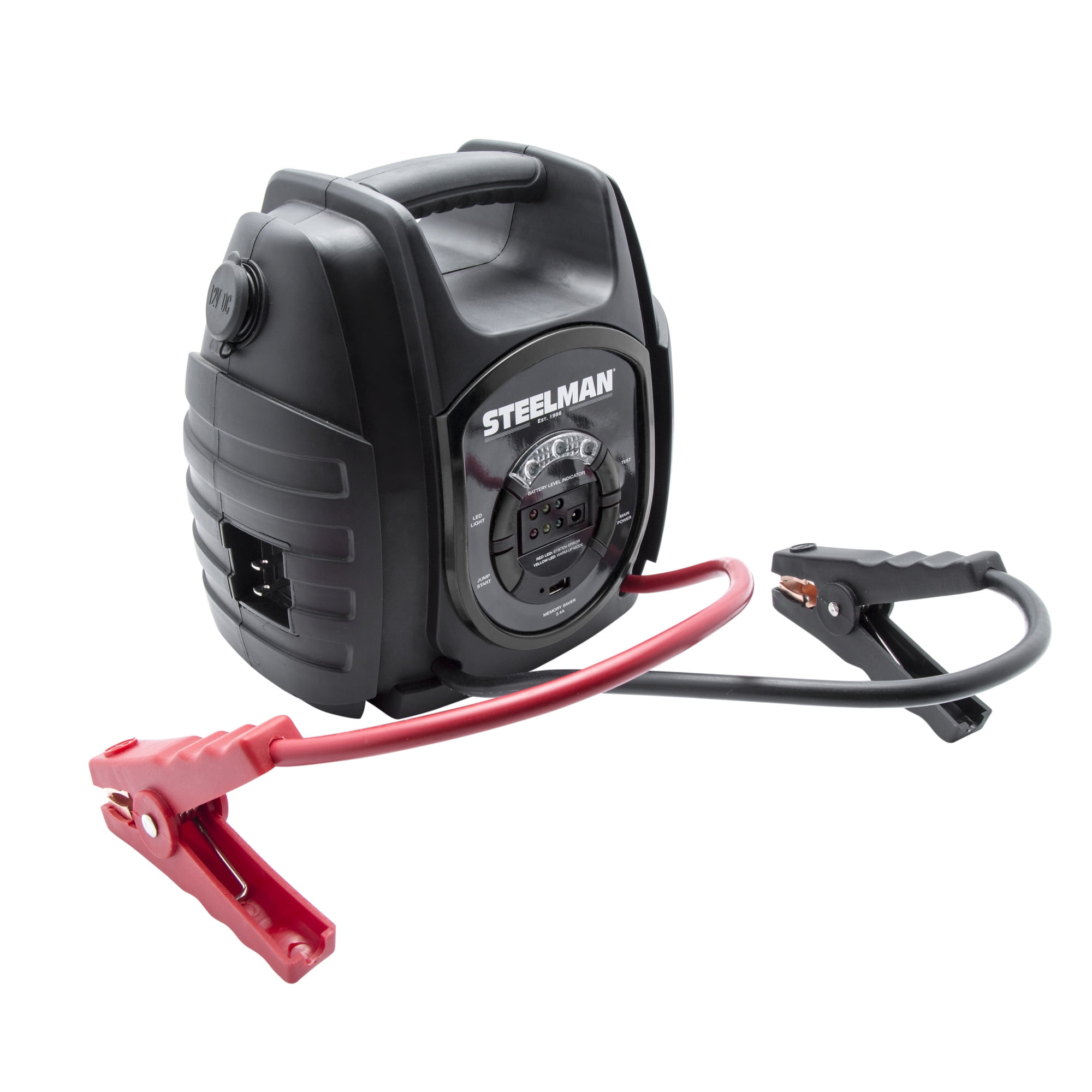 STEELMAN 600A Li-ion Jump Starter Power Bank w/ Memory Saver Cord 8Ah 96WH 60018