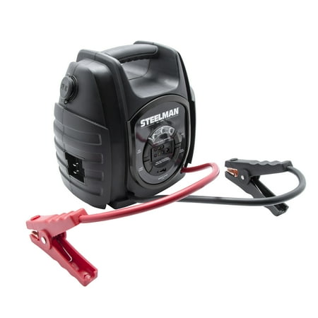 STEELMAN 600A Li-ion Jump Starter Power Bank w/ Memory Saver Cord 8Ah 96WH 60018