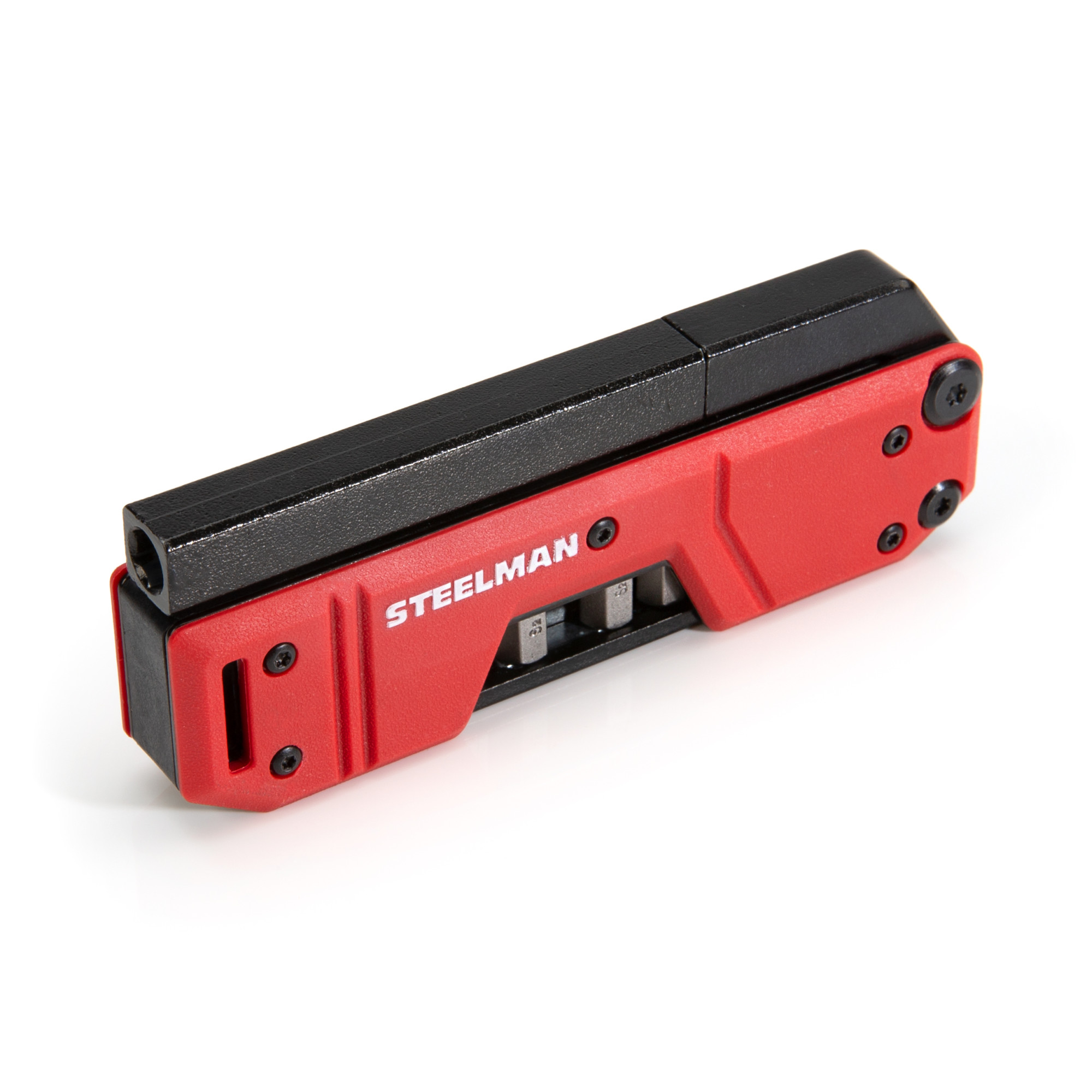Steelman 7-Piece Aluminum Socket Storage Rail – 1/4-Inch Drive, Model 60735