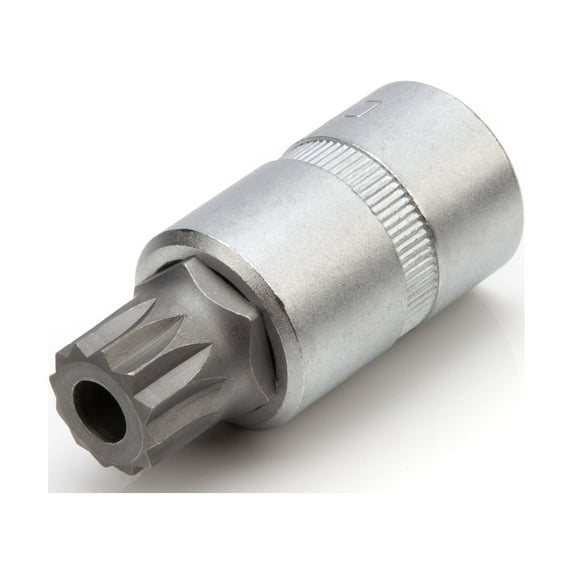 STEELMAN 95647 16mm 1/2-Inch Drive 12-Point Triple Square Tamper-Proof Transmission Drain Plug Bit Socket for VW/Audi/Porsche