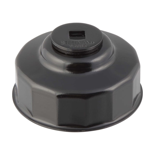 Steelman 76 mm x 14 Flute Oil Filter Cap Wrench in Black 95985 - The Home Depot Steelman 76 mm x 14 Flute Oil Filter Cap Wrench in Black 95985 - The Home Depot