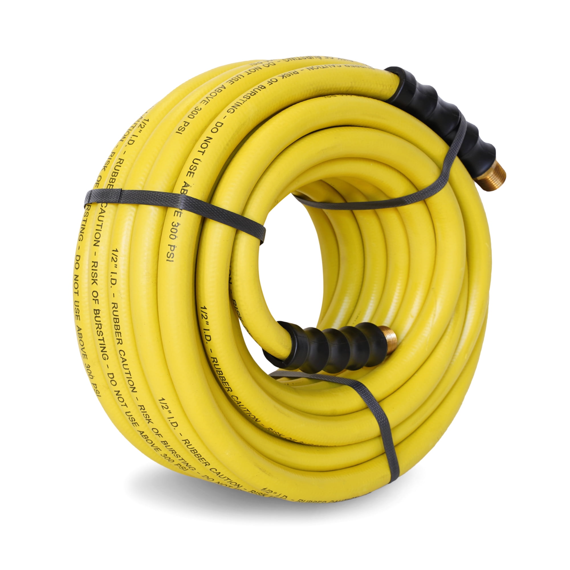96846-IND Brass 50-Foot ID Rubber Long Air Fittings Reel Water / NPT Replacement 1/2-Inch Hose 1/2-Inch Yellow with Hose STEELMAN