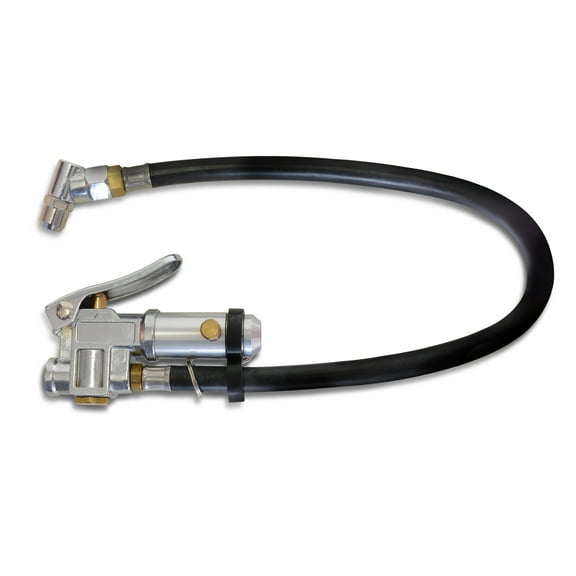 STEELMAN 97989 Air Inflator Body with 18-Inch Reinforced Rubber Whip Hose and Quick Release Swivel Tip