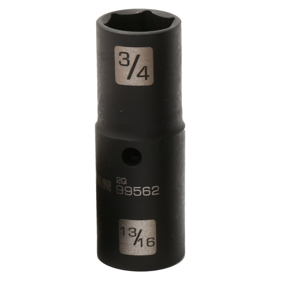 STEELMAN 99562 1/2-Inch Drive 6-Point Thin-Wall Impact Flip Socket, 3/4-Inch x 13/16-Inch