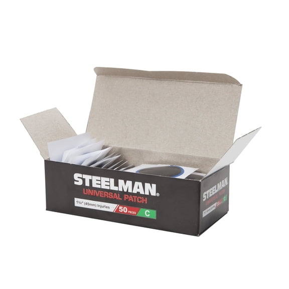 STEELMAN JSRG6 1-3/4-Inch Universal Tire Repair Patch, Box of 50
